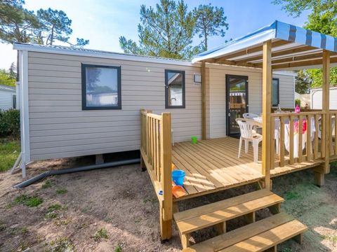 MOBILHOME 6 personnes - Cottage Confort- Terrasse semi-couverte