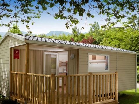 MOBILHOME 5 personnes - Confort 27m² / 2 chambres - terrasse semi-couverte