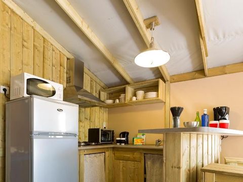 Insolite 4 personnes - Sweet Flower Premium sur pilotis 43m² / 2 chambres - terrasse