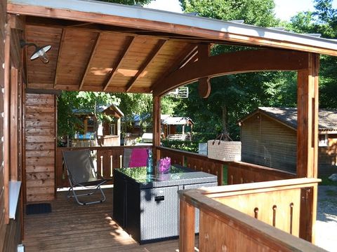 CHALET 4 personnes - CHALET BOIS 4/6 pour personne à mobilité réduite - 35m2