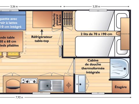 MOBILHOME 4 personnes - IRM