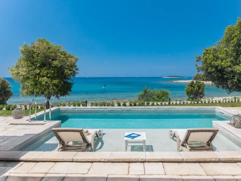 VILLA 6 personnes - VILLA DE BORD DE MER AVEC PISCINE ET VUE SUR LA MER