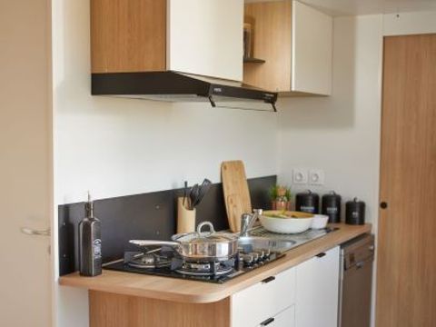 MOBILHOME 4 personnes - Nest 29 - 2 chambres 30 m² + terrasse semi-couverte