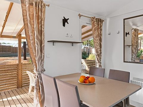 MOBILHOME 6 personnes - Classic | 3 Ch. | 6 Pers. | Terrasse surélevée | Clim.