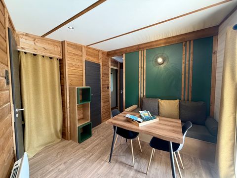 MOBILHOME 4 personnes - LA CLAIRIERE SEASONOVA - Cottage Signature, jacuzzi privatif, clim