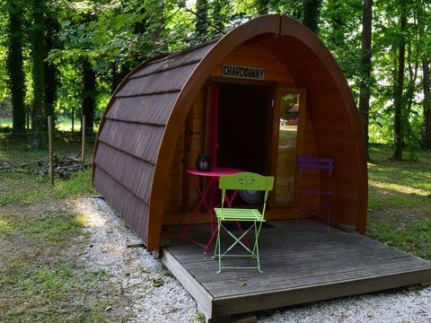 HÉBERGEMENT INSOLITE 3 personnes - GRAND POD sans sanitaire ni cuisine