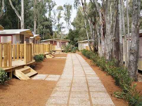 Tente en toile et en bois 4 personnes - Lodge Tent