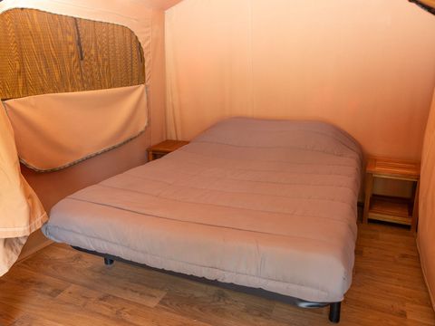 TENTE TOILE ET BOIS 4 personnes - Tente Nature - 2 chambres (sans sanitaire)