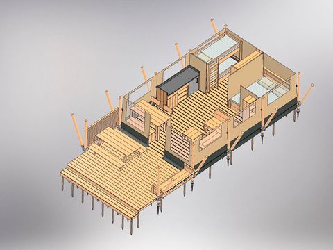 LODGE 4 personnes - TOILE EVASION 