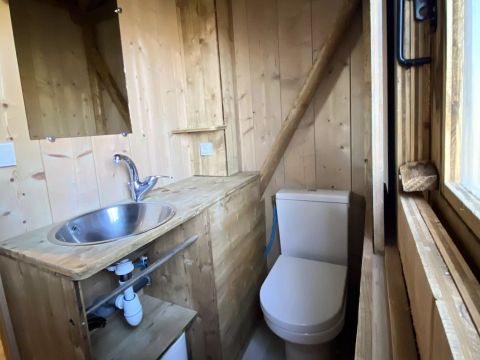 Tente en toile et en bois 5 personnes - Lodge du Lac 3 Pièces 5 personnes