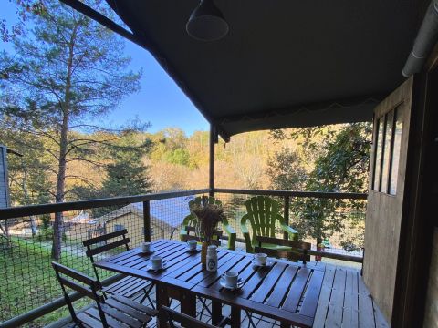 TENTE TOILE ET BOIS 5 personnes - Lodge du Lac 3 Pièces 5 personnes