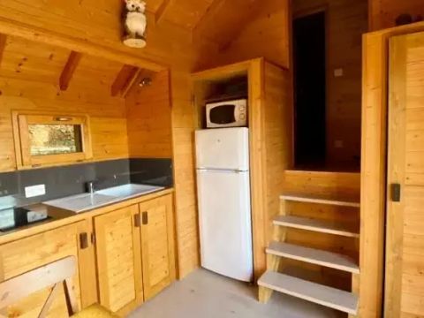 TENTE TOILE ET BOIS 6 personnes - Cabane Perchée Beaumont 4 Pièces 6 Personnes