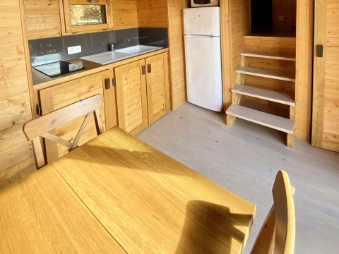 TENTE TOILE ET BOIS 6 personnes - Cabane Perchée Beaumont 4 Pièces 6 Personnes