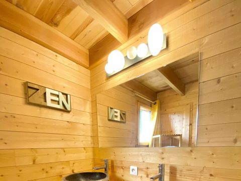 TENTE TOILE ET BOIS 4 personnes - Cabane Perchée Beaumont 3 Pièces 4 Personnes