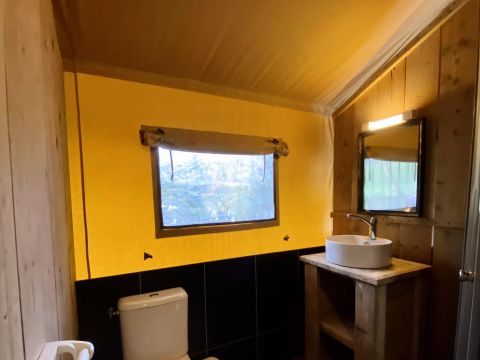 TENTE TOILE ET BOIS 5 personnes - Tente Safari Bastides 3 Pièces 5 Personnes