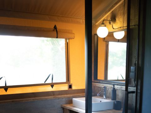 Tente en toile et en bois 7 personnes - tente safari de luxe