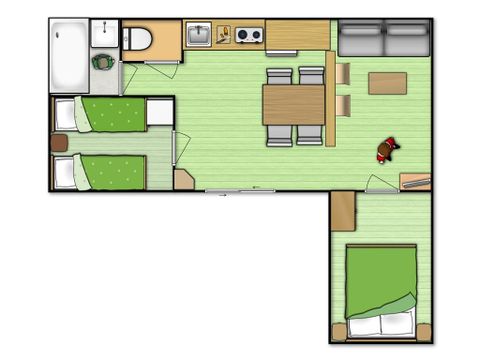 Chalet 4/6 personnes - GRAND ISARD
