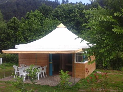 TENTE 5 personnes - LODGE CONFORT avec sanitaires