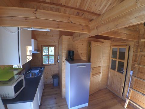 Chalet 4 personnes - SCANDINAVE - 1 chambre - 1 mezzanine