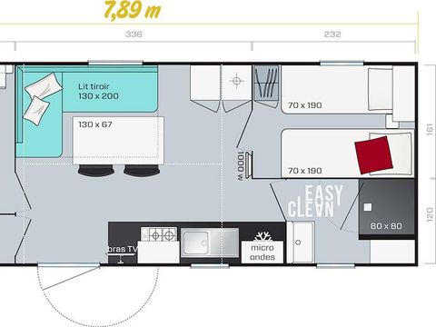 MOBILHOME 6 personnes - Confort