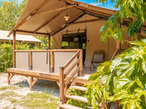 Lodge 5 personnes - Lodge Kenya 34 m², 2 chambres (4 à 5 personnes) wifi (1 appareil) + terrasse