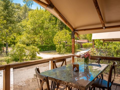 Lodge 5 personnes - Lodge Kenya 34 m², 2 chambres (4 à 5 personnes) wifi (1 appareil) + terrasse