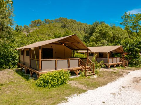 Lodge 5 personnes - Lodge Kenya 34 m², 2 chambres (4 à 5 personnes) wifi (1 appareil) + terrasse