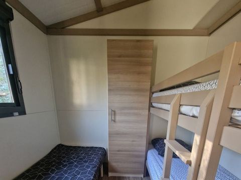Chalet 5 personnes - Confort Jasmin - 2 chambres - -5 pers max - 25 m² - Terrasse