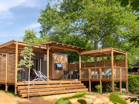 MOBILHOME 6 personnes - EXCLUSIF 3 CHAMBRES + SUITE PARENTALE