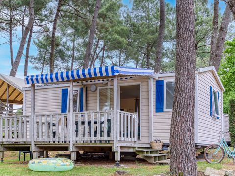 MOBILHOME 6 personnes - Mobil Home 3 ch 6 pers Terrasse semi-couverte sans Clim