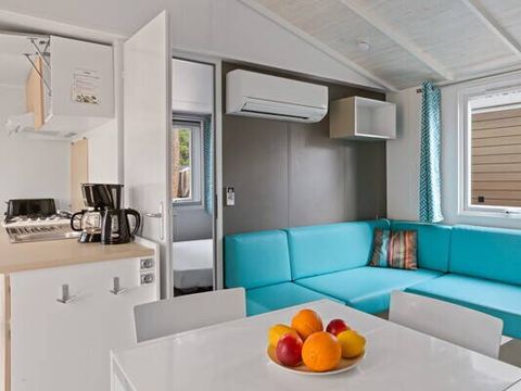 Mobilhome 6 personnes - Mobil-home | Premium | 3 Ch. | 6 Pers. | Terrasse Lounge | Clim.