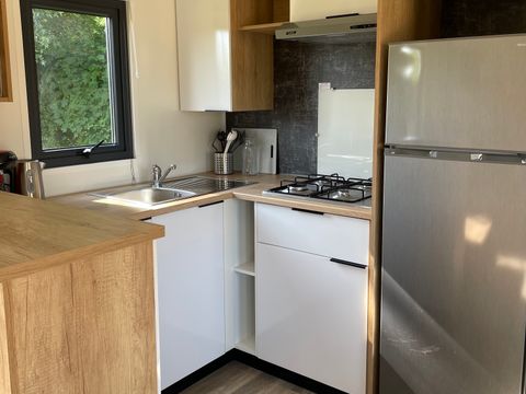 Mobilhome 4 personnes - Cottage avec terrasse - 2 chambres/ - 1 SdBb au domaine camp'hotel du Perche Bellêmois
