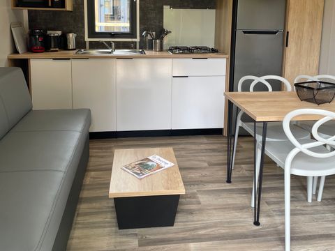 MOBILHOME 4 personnes - Cottage avec terrasse 2ch/2sdb et spa privatif au Camp'hôtel du Perche Bellêmois