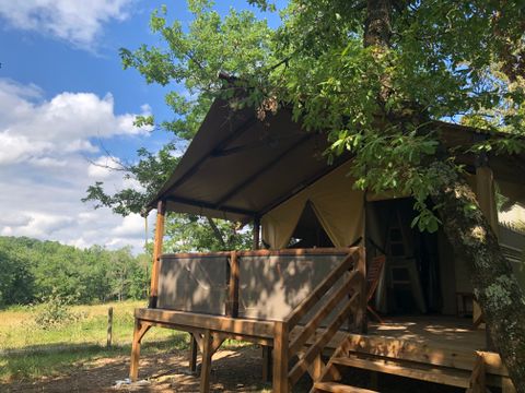 Hébergement 5 personnes - Lodge Glamping 5 personnes (samedi à samedi du 06/07/24 au 31/08/24) 1/5 pers.