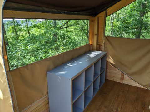 Hébergement 2 personnes - Cabane sur pilotis 1/2 pers. - (3 nuits minimum en Juillet et Août)