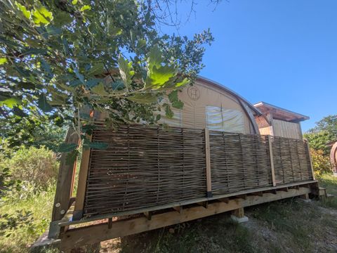TENTE TOILE ET BOIS 2 personnes - Cabane toilée