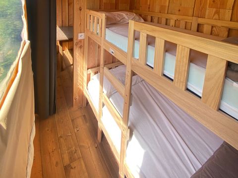 TENTE TOILE ET BOIS 2 personnes - Cabane toilée