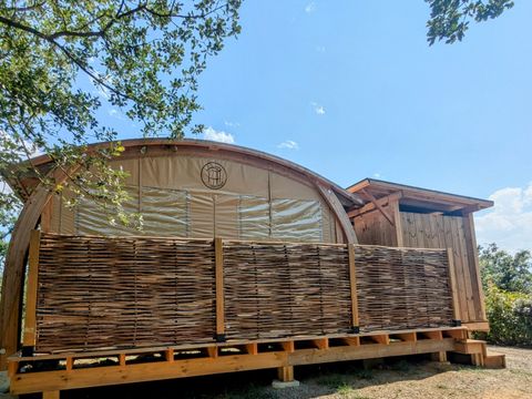 Tente en toile et en bois 2 personnes - Cabane toilée