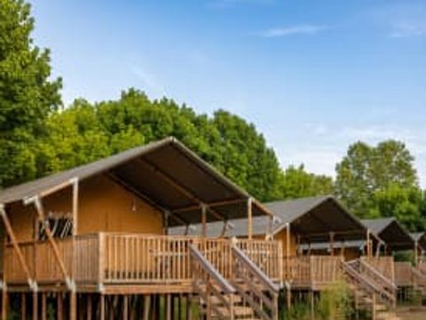 TENTE TOILE ET BOIS 6 personnes - Belle vue