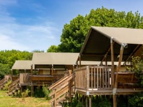 Tente en toile et en bois 6 personnes - Belle vue