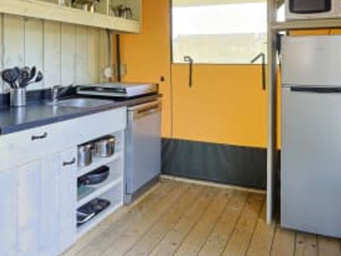 TENTE TOILE ET BOIS 6 personnes - Belle vue