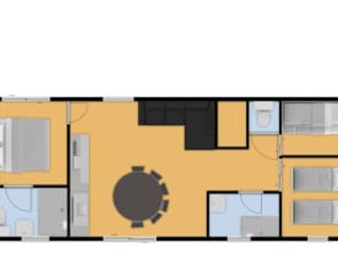 MOBILHOME 6 personnes - Audrix