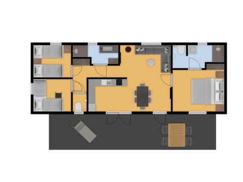 MOBILHOME 6 personnes - Mobil home Lascaux