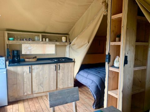 TENTE TOILE ET BOIS 5 personnes - Tente Lodge 2 ch