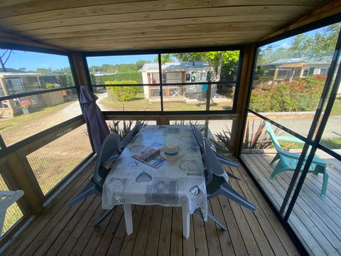 Mobilhome 6 personnes - 3 chambres confort + loggia