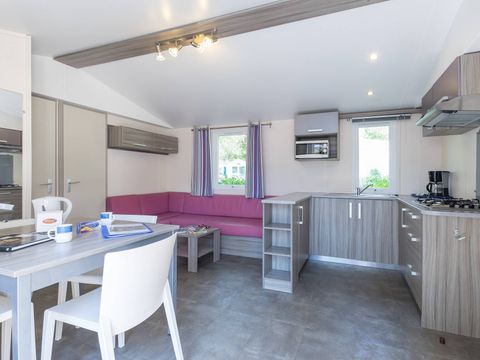MOBILHOME 6 personnes - Mobil-home | Comfort | 3 Ch. | 6 Pers. | Terrasse surélevée | TV