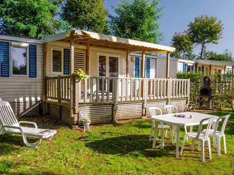 MOBILHOME 6 personnes - Mobil-home | Comfort | 3 Ch. | 6 Pers. | Terrasse surélevée | TV