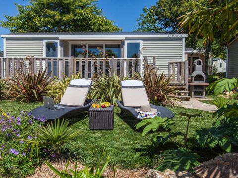 MOBILHOME 4 personnes - Mobil-home | Comfort | 2 Ch. | 4 Pers. | Terrasse surélevée | 2 SDB | TV