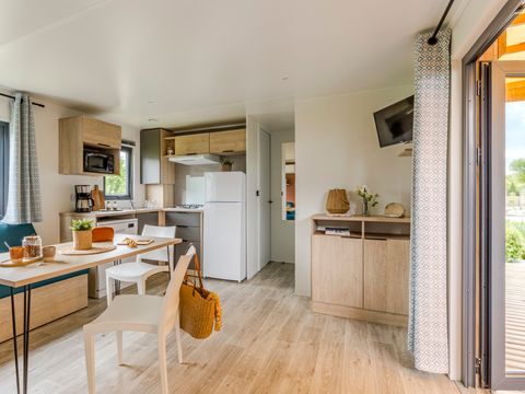 MOBILHOME 12 personnes - PRESTA+ Tribu 6 chambres 2sdb 60m² TV + clim