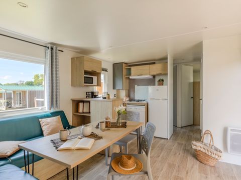 MOBILHOME 9 personnes - PRESTA+ 4 chambres 40m² TV + clim